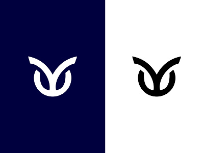 Letter D B Y monogram, minimal and branding logo design