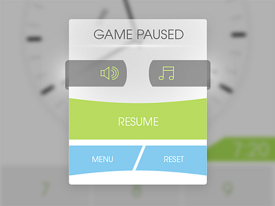 Pause Panel gui icons menu mobile navigation ui ui design ux