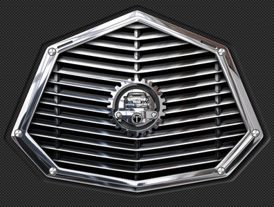 Car Grill car chrome glossy shiny vehicle