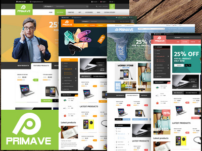 Primave - Responsive OpenCart Theme digital fashion opencart responsive theme