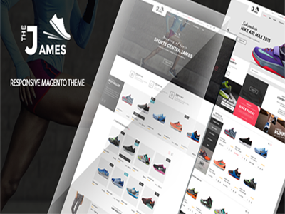 James - Responsive Magento Shoes Theme