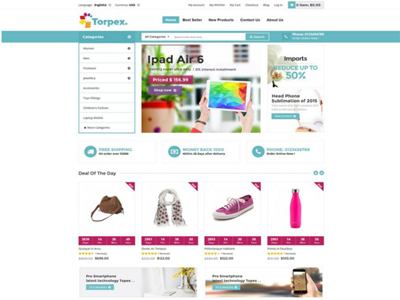 Torpex - Responsive Theme For Magento digital magento theme fashion magento theme magento templates magento theme magento themes magento themes club responsive magento theme theme for magento