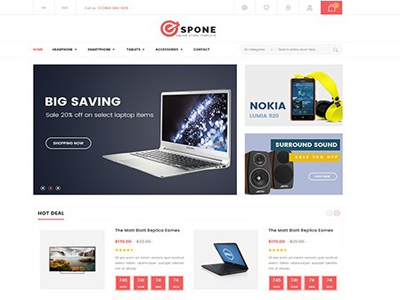 Espone - Responsive Digital Theme For Magento digital magento theme magento templates magento theme magento themes