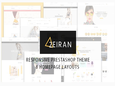 Zeiran - Multipurpose Responsive Prestashop Theme prestashop templates prestashop theme responsive prestashop theme