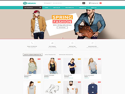 Shenron - Responsive Fashion Theme For Magento magento templates magento theme magento themes responsive fashion theme for magento