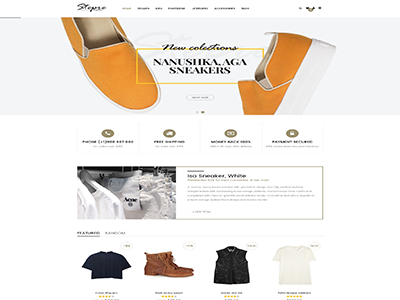 Stepre - Multipurpose Responsive Magento Theme fashion magento theme magento templates magento theme magento themes