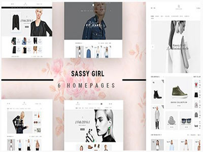 Sassy Girl - Women Online Shop Theme for Magento 2 fashion magento 2 magento 2 templates magento 2 theme magento themes responsive magento 2