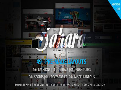 SAHARAN - The Biggest Multipurpose Responsive Opencart Theme opencart templates opencart theme opencart themes responsive opencart theme