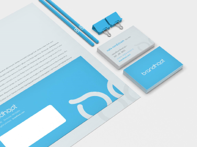 BrandHoot identity collateral