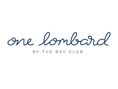 One Lombard by The Bay Club branding font handlettering identity lettering logo logodesign logotype sanfrancisco type wordmark