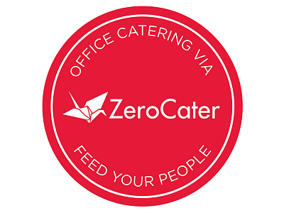 Zerocater badge illustration infographic typography ui user centric ux web