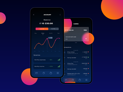 Mobile banking app app design ui ux
