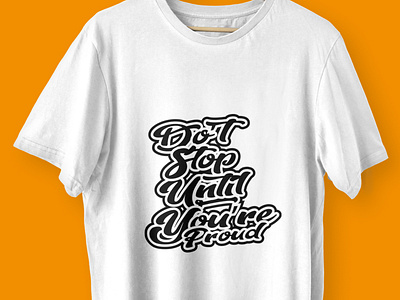 I will create an awesome typography t shirt design