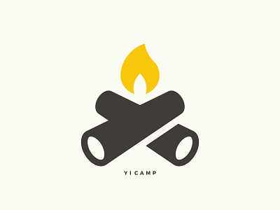Yi Camp adventure bonfire camp fire hunter letter logo design logo inspiration monogram on fire simple logo y flame y logo