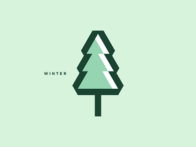Winter arctic creative logo forest jungle leaf logo inspiration nature pine simple logo snow spruce tree winter