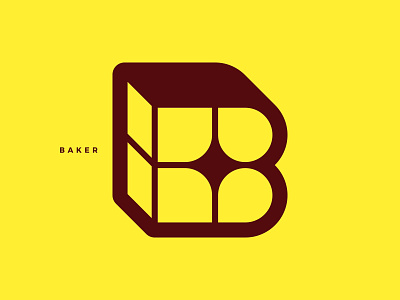 Baker b logo baker bakery bread cafe cake cloud bread cooking creative logo food letter b logo inspiration martabak monogram simple logo typography