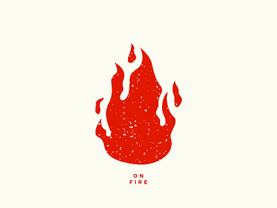 On Fire candle fire flame flare hot ignite illustration logo design minimalist on fire simple logo spirit