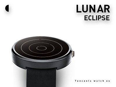 Lunar eclipse for tecent os line ui watch