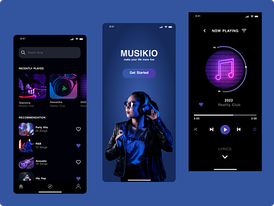 Music - Mobile App Design
