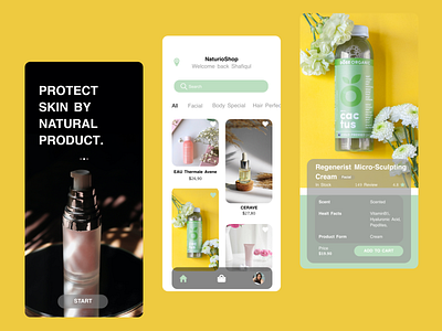 Cosmetics - Mobile App Design