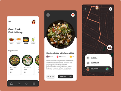 Food - Mobile App Design