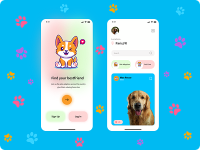 Pet - Mobile App Design