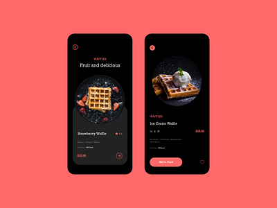 Waffle Sale Mobile App Design all app branding design designer icon illustration logo mobile mobile app mobile app design product design typography ui ui design ux ux design vector waffle waffleapp