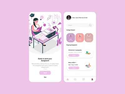 Classroom - Mobile App Design adobe xd all animation app branding design figma graphic design illustration logo mobile mobile app mobile app design product design typography ui ui design ux ux design vector