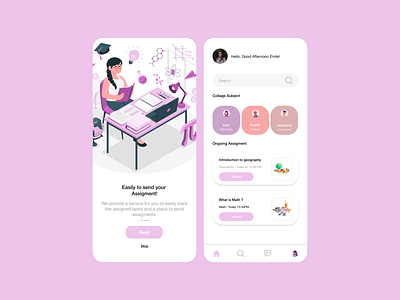 Classroom - Mobile App Design