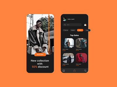 Online Shopping Mobile App Design