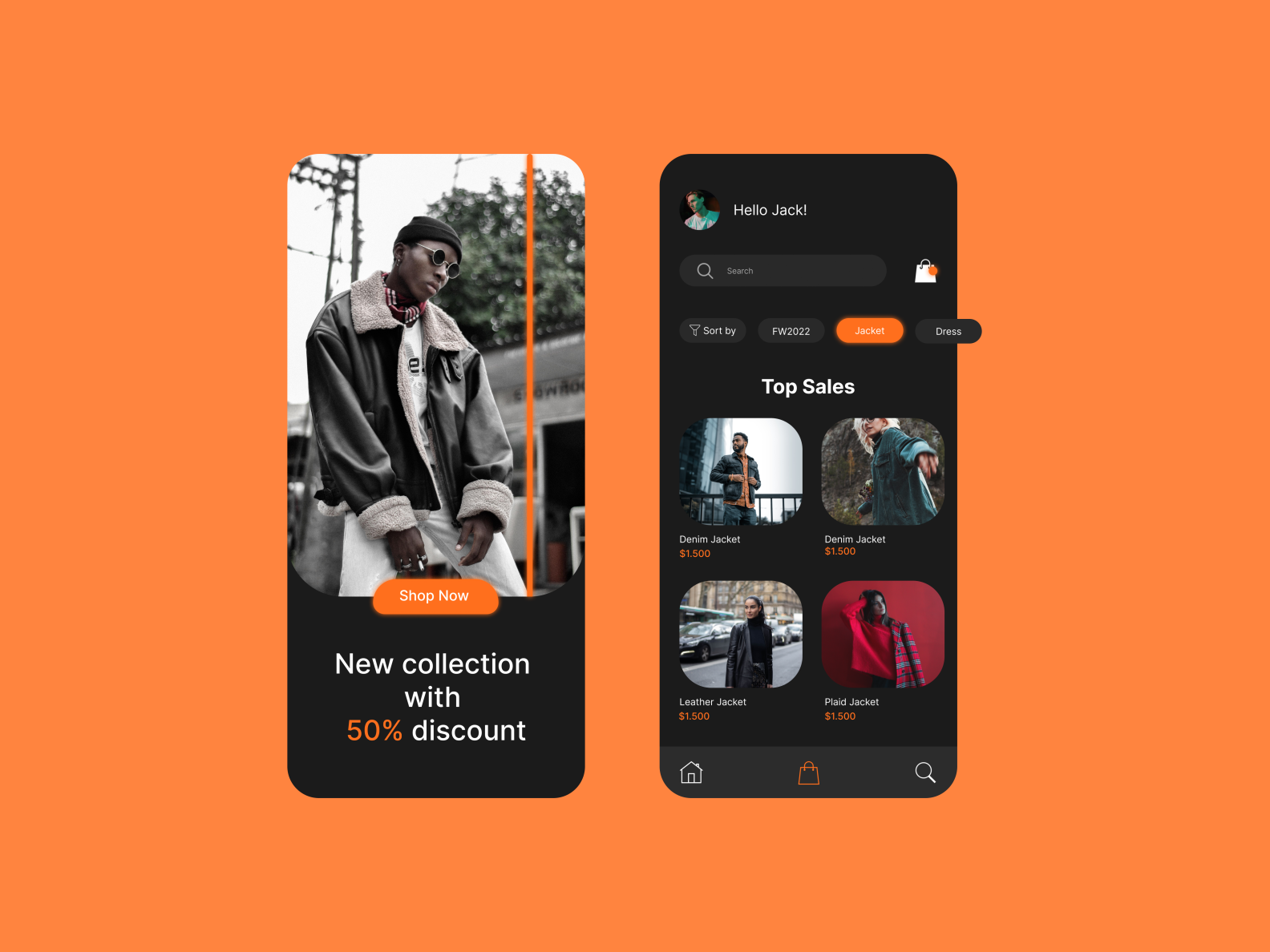 Online Shopping Mobile App Design by Nilsu Yilmaz on Dribbble