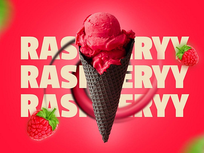 Taste of Raspberry branding graphic design