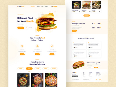 FoodBuzz- Food landing Page
