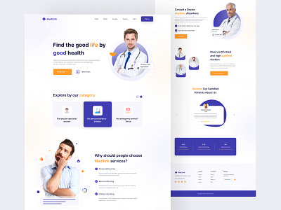 Medical - Website landing Page