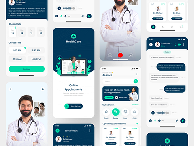 Doctor Appointments - Mobile App by Sameir Sarker on Dribbble