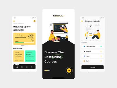 E-Learning - Mobile App Design