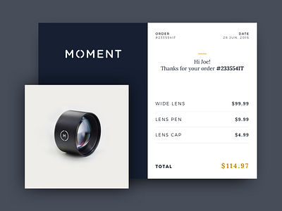 Daily UI / #17 Email Receipt art direction daily ui day17 design dribbble email email receipt ui design ux design visual design