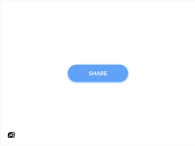 Share Button Animation animation button button animation button states dailyui share share button social media uidesign uiux