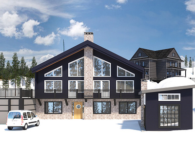 Amazingly Done Our Project of 3D House Rendering at Salen,Sweden