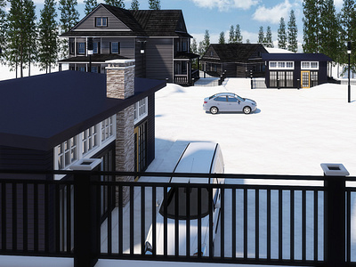 Amazingly Done Our Project of 3D House Rendering at Salen,Sweden