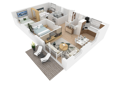 Design Every inch of your home with 3D Floor Plan Rendering