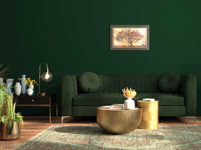 3D Interior of modern living room with green couch 3d animation studio in ahmedabad 3d walkthrough companies 3danimation 3darchitecturalwalkthrough 3dexteriorrendering 3drenderindservices