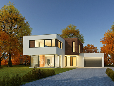 Stunning Villa Rendering By 3D Architectural Visualization comp.