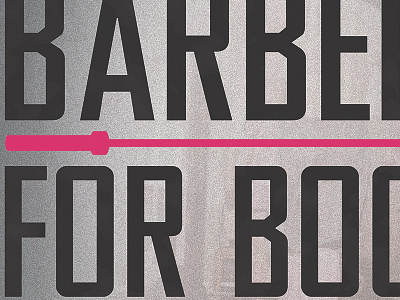 Barbells For Boobs breast cancer crossfit event flyer poster support