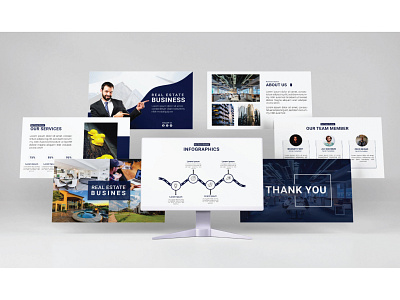 Presentation Design I Real Estate Business PPT Design