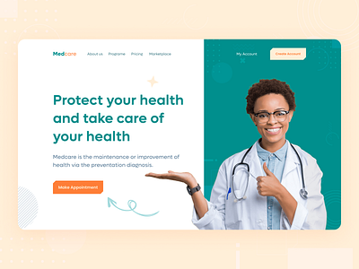 Medcare Landing Page