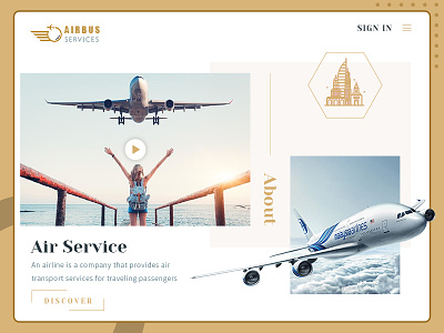 Flight booking concierge services - Landing Page booking concept creative flight booking landing page luxury online passenger service traveller web