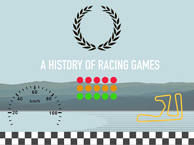 A History of Racing Games Website - IGN gaming racing webdesign website
