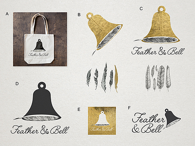 Feather And Bell Brand Identity brandidentity branding logo marketing