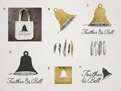 Feather And Bell Brand Identity
